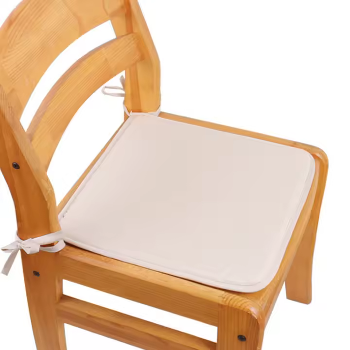 Funda de silla con lazo para comedor de estilo europeo, para jardín, cocina, oficina, decoración del hogar extraíble, cojines para silla, funda de asiento - 1