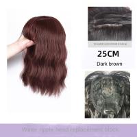 Flequillo de aire 3D, pieza superior de pelo sintético, flequillo falso Natural, rizos, flequillo francés, Clip en Clourse, bloque de extensión de cabello, uso diario - details 14