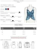 Nibber-Chaleco estampado transparente de malla para mujer, camisola Sexy informal con cuello en V sin mangas con tirantes - details 0