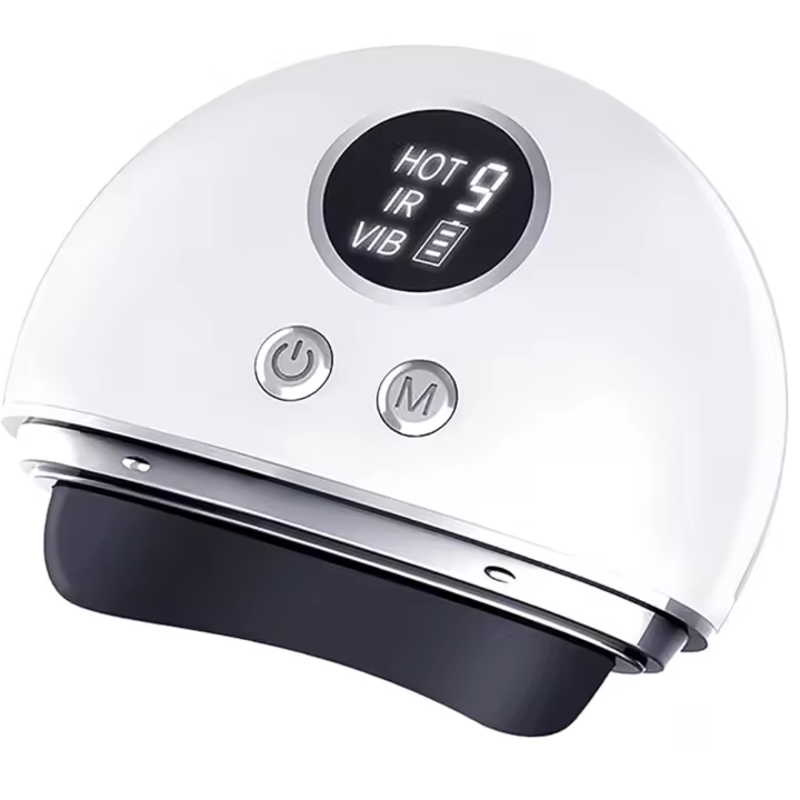 Herramienta Facial de Gua Sha Eléctrica Scttomon Tabla de Masaje Facial con 4 Modos y 9 Niveles de Calor y Vibración Equipo de Belleza - 1