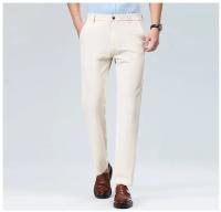 Pantalones informales elásticos para hombre, pantalones de traje de negocios, pantalones de vestir transpirables para primavera y verano, pantalones de trabajo de longitud completa para hombre - details 26