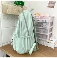Mochila japonesa grande para estudiantes, sencilla y versátil, material de poliéster unisex, decoración de muñecas - details 23