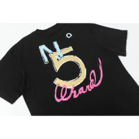 Camisetas Casuales de Verano para Hombres Algodón Puro, Cuello Redondo, Mangas Cortas, Novedad con Estampados de Logotipo - details 11