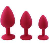 Tapón Anal de silicona para hombre y mujer, tapón sexual Unisex, 3 tamaños diferentes, entrenador Anal, S/M/L, 100% - details 6