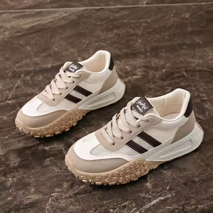 Zapatillas de Mujer Tejidas al Viento de Estilo Coreano Nuevas en Verano 2025 - 1