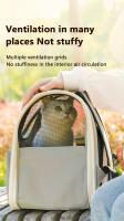 Mochila espaciosa grande para mascotas, cápsula espacial portátil para salir, bolsa transpirable con protector solar para gatos - details 6