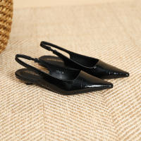 Nuevos zapatos adelgazantes de tacón bajo y poco profundos para mujer, zapatos planos - details 27