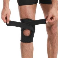 Rodillera profesional de recuperación rápida, banda protectora antideslizante, cinturón para rótula, absorción de golpes, rodillera deportiva elástica, entrenamiento - details 5