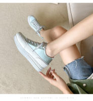 Nuevos zapatos de muffin que aumentan la altura interior zapatos de satén de estilo español zapatos individuales de nicho - details 12