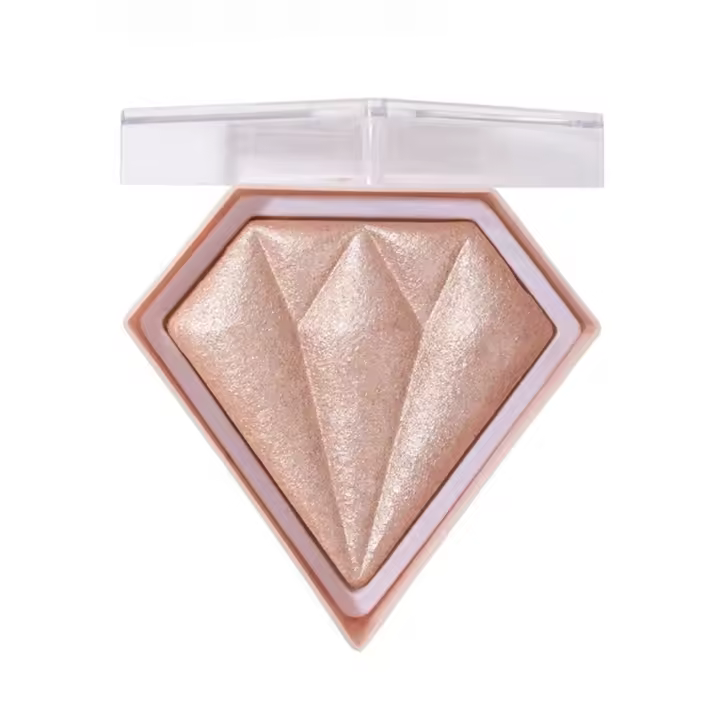 Paleta de iluminador facial de alto brillo, brillo de perlas, polvo horneado suave, resaltador brillante duradero - 1