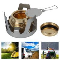 Estufa de Alcohol Portátil Ultra Ligera Mini Quemador para Acampar, Senderismo, Backpackers, Picnics Utensilio de Cocina al Aire Libre - details 4