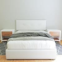 para Cama de 180 (190 x 55 cms) Blanco Polipiel - details 2