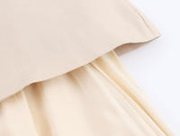 TRAFZA-Vestido Midi elegante de verano para mujer, vestido largo sin mangas con un solo pecho, diseño plisado empalmado, dobladillo acampanado, a la moda - details 8