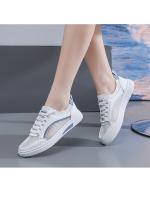 Zapatos de Malla de Verano 2025 Zapatillas Casuales para Mujeres Antideslizantes y Resistentes al Desgaste Zapatos de Suela Suave Versátiles Coreanos Blancos - details 5