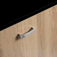 Mínimalista Diseño de Puerta Oscilobatiente 6 Baldas para 28 Zapatos Estructura Blanco/Taupe - details 14