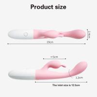 Leten conejo consolador vibrador punto G clítoris pezón estimulador vagina masajeador masturbador femenino orgasmo erótico juguetes sexuales para mujeres - details 14