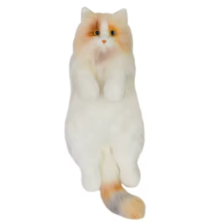 Mochila de gato de tres flores, mochila de simulación, muñeco de peluche, muñeca linda, juguete, regalo de cumpleaños - 1