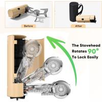 Estufa de Gas Portátil para Acampar Estufa de Hornillo Plegable con Bolsa de Almacenamiento - details 4