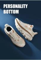 Zapatillas de carrera para hombre Transpirables, absorventes de choque, antideslizantes, para carreras al aire libre Zapatos de lujo, zapatos de malla todo terreno - details 8