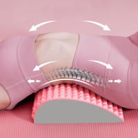 Back Stretcher With Biomimetic Massage Bumps Medium Hardness Anti Slip Cervical Massager Spine Support Back Pain Relief Lumbar C - details 4