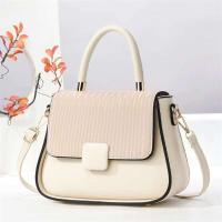 Bolso de hombro diagonal de gran capacidad para mujer de alta gama, cierre de cremallera, modelo de PU de moda 21981 - details 5