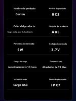 Afeitadora electrica hombre Portátil inteligente multifunción para barba - details 3