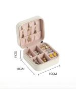Caja de almacenamiento de joyas, anillo portátil y pendientes para joyas de viaje - details 4