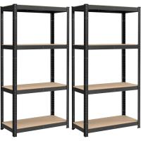 Estantería Pesada de Acero Montaje Rápido 520 kg Carga 40 x 80 x 160 cm Negro - details 0