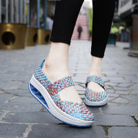 Mocasines de plataforma para mujer, zapatillas cómodas sin cordones, zapatos ligeros para caminar, gris, trabajo, mecedoras largas horas - details 31