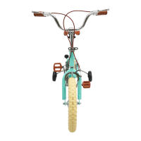 Bicicleta Verde para niños de 14 pulgadas, adecuada para niños y niñas, con ruedas de entrenamiento de colores - details 0