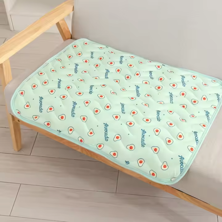Suministros para mascotas, estera fresca de verano para mascotas, estera de sofá para perros transpirable de seda helada, estera de hielo suave para perros, verano - 1