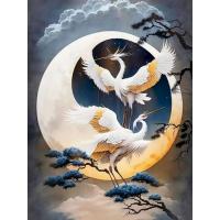 Ruopoty-pintura acrílica por números para adultos, Kit de pintura por números de animales pintados a mano, manualidades, decoración del hogar - details 0