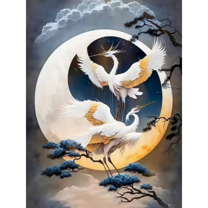 Ruopoty-pintura acrílica por números para adultos, Kit de pintura por números de animales pintados a mano, manualidades, decoración del hogar - 1