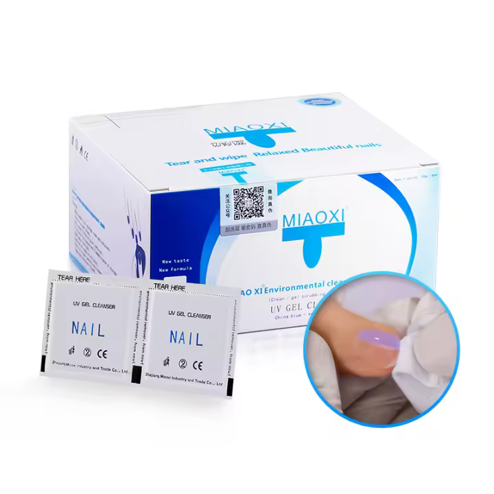 ROSALIND-bolsas limpiadoras de esmalte de uñas en Gel, herramienta removedora de uñas, almohadillas de papel, envolturas de papel de aluminio, cepillo de uñas limpio, herramientas de manicura - 1