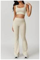 Ropa interior deportiva con espalda cepillada para mujer, sujetador de Yoga antigolpes, camisetas sin mangas transpirables de secado rápido para correr, entrenamiento, ocio y Fitness - details 19