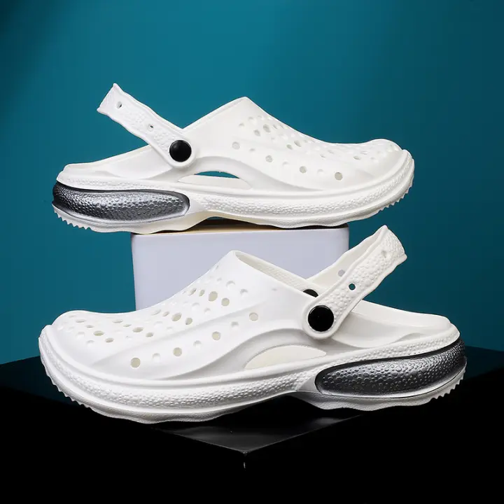 Mujeres con agujeros por fuera, mujeres con agujeros, zapatos de casa de verano para parejas, zapatillas EVA para hombres, sandalias para hombres - 1