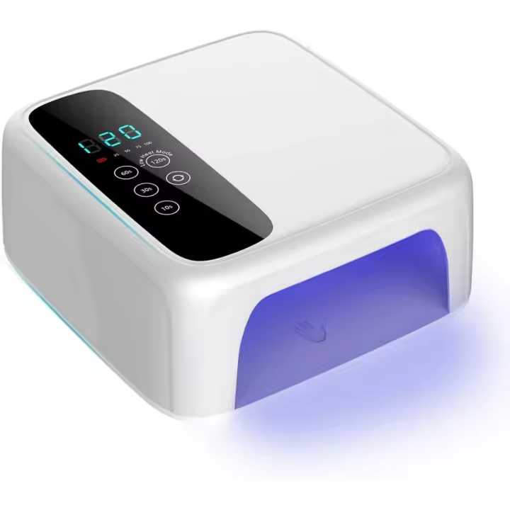 Lámpara LED UV de 72 W, sin cables, para uñas de gel - 1