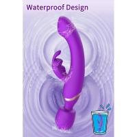 Leten-vibrador de 10 modos para mujer, consolador vaginal, masturbación femenina 3 en 1, vibradores de punto G de conejo, palo de masaje de clítoris potente, Juguetes sexuales para - details 6