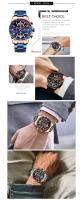 Reloj MINIFOCUS para hombre de acero inoxidable, movimiento de cuarzo, estilo deportivo, luminoso. - details 5