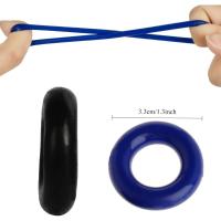 3 uds TPE suave elástico anillo para pene grande impermeable retrasado anillo para glande de larga duración anillo para pene - details 2