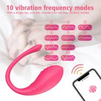 Vibrador Inalámbrico Bluetooth Control Remoto Aplicativo para Mujeres Huevo Vibrante para Sensualidad Juguetes para Adultos - details 2