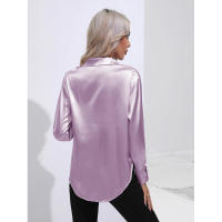 Camisa de satén para mujer, blusa de manga larga, nuevo estilo primavera/verano, ropa de mujer - details 88