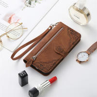 Funda de cuero con tapa y cremallera para Realme, carcasa trasera para 8, 9, 10 Pro Plus, 9i, C21, C21Y, C25Y, C30, C30S, C31, C33, C35, C55, GT Neo 5, 3, 3T, 2T - details 3