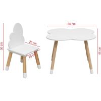 Muebles de Habitación Infantil Marrón Claro Blanco, Estilo Nórdico - details 2