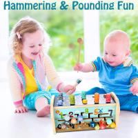 Juguete Montessori de martilleo de madera para niños de más de 12 meses, juguetes para bebés de más de 1 año, juguete de desarrollo temprano - details 1
