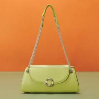 Bolso bandolera de moda para mujer primavera verano 2025 - Correa de hombro ajustable, cierre a presión, rosa vibrante y detalles metálicos, versátil para viajes de trabajo, salidas informales, bolso bandolera, bolso de trabajo, accesorio elegante, textur - details 3