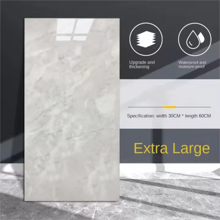 Pegatinas de Azulejos de Mármol Autoadhesivas Impermeables 10x 30cmx60cm - 1