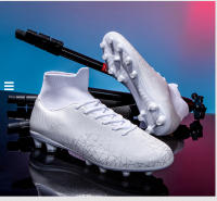Zapatos de fútbol transpirables de caña alta con interior y exterior de suelo plano antideslizante - details 31