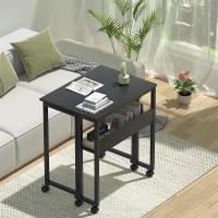 Escritorio Plegable Pequeño Estante de Almacenamiento con Ruedas Montaje Fácil - details 45