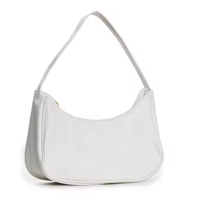 Bolso de hombro para mujer, nuevo estilo, bonito bolso tipo hobo, mini bolso de mano con cremallera. - 1